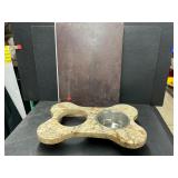 Dog Bowl Holder& Bombay Tray