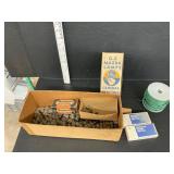 Miscellaneous bulbs and wire