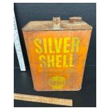 Vintage Shell Oil can