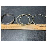 4 Silver .925 Bracelets 41.12 grams