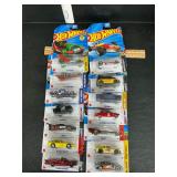 14 Hot wheels