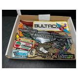 35 decals and patches