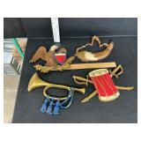 Vintage aluminum decor