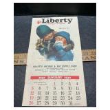 1930 advertising calendar Mocksville NC