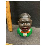 Black Americana cast iron bank