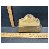 Antique tin comb case