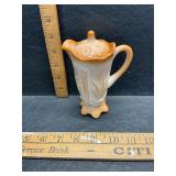 Vintage Carmel slag glass creamer