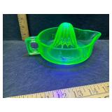 Sunkist uranium glass juicer some chips