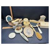 Vintage bathroom set Ivory Py-ra-Lin