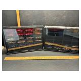 NASCAR die cast cars and cases