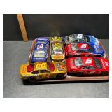 6 race cars die cast