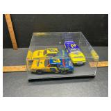 3 die cast cars