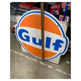 Metal Gulf sign