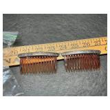 Sterling silver hair combs
