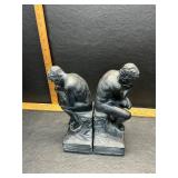 Sculpture book ends