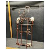 Metal plate rack