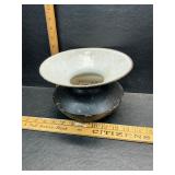 Antique cast iron spittoon