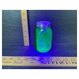 Uranium glass shaker