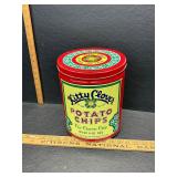 Chip tin and contents