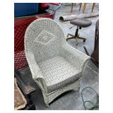 Antique wicker chair