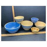 Antique pottery bowls