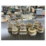 Snow babies trinket boxes