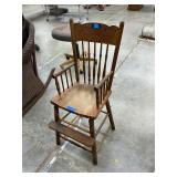 Antique high chair