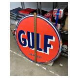 Metal Gulf sign