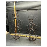 Metal candle holders