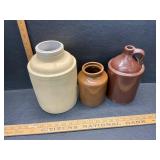 Vintage crocks and jugs