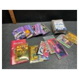 Assorted race cards and card holders