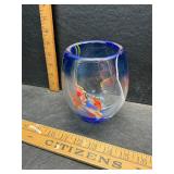 Murano art glass vase