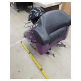 Motorcycle trunk and contents