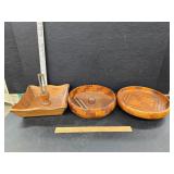 Wood bowls