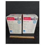 Pair of table lamps new