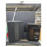 Subwoofers, both power on