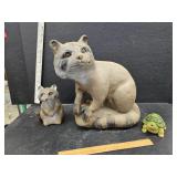 Plastic garden statues