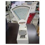 Scale missing glass and a foot