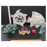 Turtles and others fish is chipped