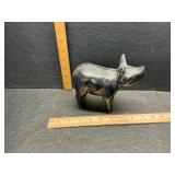 Cast iron pig