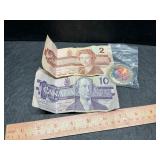 Canada bills a coin