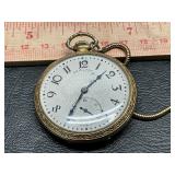 Hamilton 14k gold filled 17 jewels pocket watch