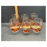 6 fall decor glasses