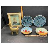 Plates, painting and other