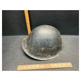 Vintage military metal helmet