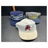 3 vintage hats