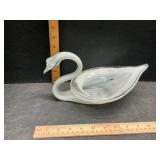 Art glass swan
