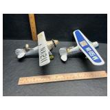 Vintage plane decanters