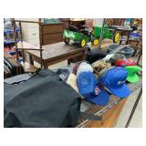 Bag with vintage hats