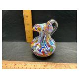 Murano glass Millefiori pitcher